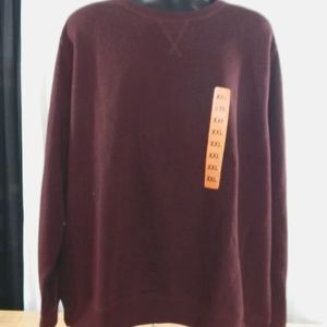 *BRAND NEW* G.H. Bass & Co. Men's Crew Neck Fleece Sweatshirt Sweater - Size 2X